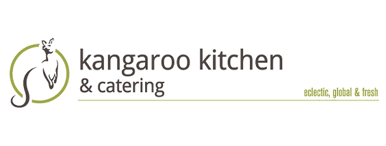 logo for kangaroo kitchen catering in west michigan